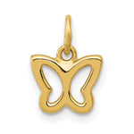 Load image into Gallery viewer, 14K Yellow Gold Polished Butterfly Pendant
