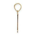 Load image into Gallery viewer, 14K Yellow Gold Polished Etched Letter H Initial Pendant
