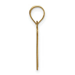 Load image into Gallery viewer, 14K Yellow Gold Polished Etched Letter W Initial Pendant
