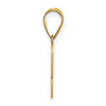 Load image into Gallery viewer, 14K Yellow Gold Polished Script Letter C Initial Pendant

