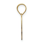 Load image into Gallery viewer, 14K Yellow Gold Polished Script Letter H Initial Pendant
