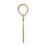 Load image into Gallery viewer, 14K Yellow Gold Polished Script Letter O Initial Pendant
