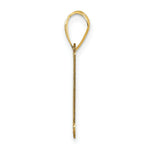 Load image into Gallery viewer, 14K Yellow Gold Polished Letter A Initial Pendant

