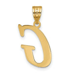 Load image into Gallery viewer, 14K Yellow Gold Polished Letter G Initial Pendant
