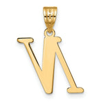 Load image into Gallery viewer, 14K Yellow Gold Polished Letter N Initial Pendant
