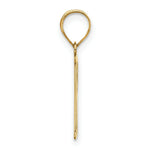 Load image into Gallery viewer, 14K Yellow Gold Polished Letter R Initial Pendant
