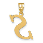 Load image into Gallery viewer, 14K Yellow Gold Polished Letter S Initial Pendant
