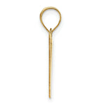 Load image into Gallery viewer, 14K Yellow Gold Polished Letter V Initial Pendant
