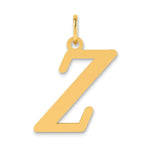 Load image into Gallery viewer, 14K Yellow Gold Polished Letter Z Initial Pendant
