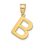 Load image into Gallery viewer, 14K Yellow Gold Polished Bubble Letter B Initial Pendant
