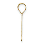 Load image into Gallery viewer, 14K Yellow Gold Polished Bubble Letter H Initial Pendant
