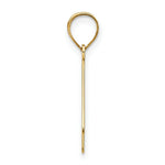 Load image into Gallery viewer, 14K Yellow Gold Polished Bubble Letter K Initial Pendant
