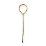 Load image into Gallery viewer, 14K Yellow Gold Polished Bubble Letter M Initial Pendant
