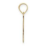 Load image into Gallery viewer, 14K Yellow Gold Polished Bubble Letter R Initial Pendant
