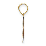 Load image into Gallery viewer, 14K Yellow Gold Polished Bubble Letter S Initial Pendant
