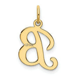 Load image into Gallery viewer, 14K Yellow Gold Initial Letter B Charm Pendant
