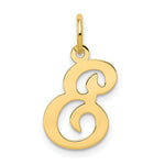 Load image into Gallery viewer, 14K Yellow Gold Initial Letter E Charm Pendant
