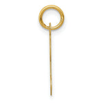Load image into Gallery viewer, 14K Yellow Gold Initial Letter K Charm Pendant
