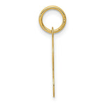 Load image into Gallery viewer, 14K Yellow Gold Initial Letter R Charm Pendant
