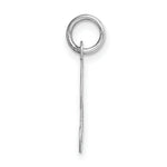 Load image into Gallery viewer, 14K White Gold Letter Initial B Charm Pendant
