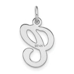 Load image into Gallery viewer, 14K White Gold Initial Letter C Charm Pendant
