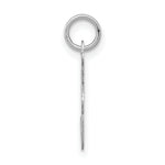 Load image into Gallery viewer, 14K White Gold Initial Letter F Charm Pendant
