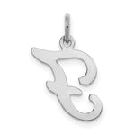 Load image into Gallery viewer, 14K White Gold Initial Letter F Charm Pendant
