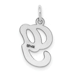 Load image into Gallery viewer, 14K White Gold Initial Letter G Charm Pendant
