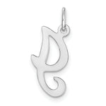 Load image into Gallery viewer, 14K White Gold Initial Letter I Charm Pendant
