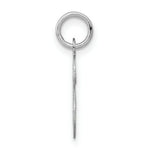 Load image into Gallery viewer, 14K White Gold Initial Letter S Charm Pendant
