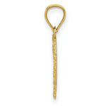 Load image into Gallery viewer, 14K Yellow Gold Diamond-cut Nugget Heart Pendant
