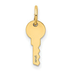 Load image into Gallery viewer, 14K Yellow Gold Key Charm
