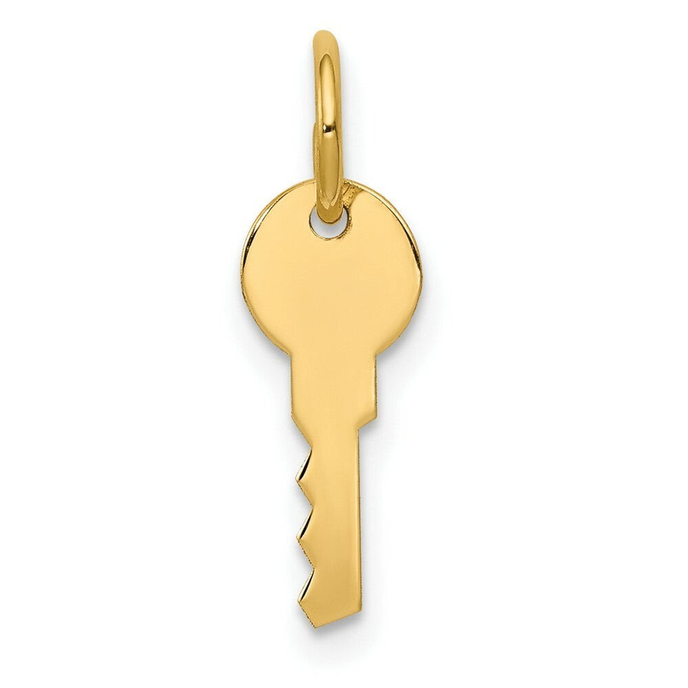 14K Yellow Gold Key Charm