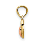 Load image into Gallery viewer, 14K Two-tone Gold Mini I Love U Charm

