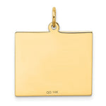 Load image into Gallery viewer, 14K Yellow Gold Tuesday the First Day Calendar Pendant
