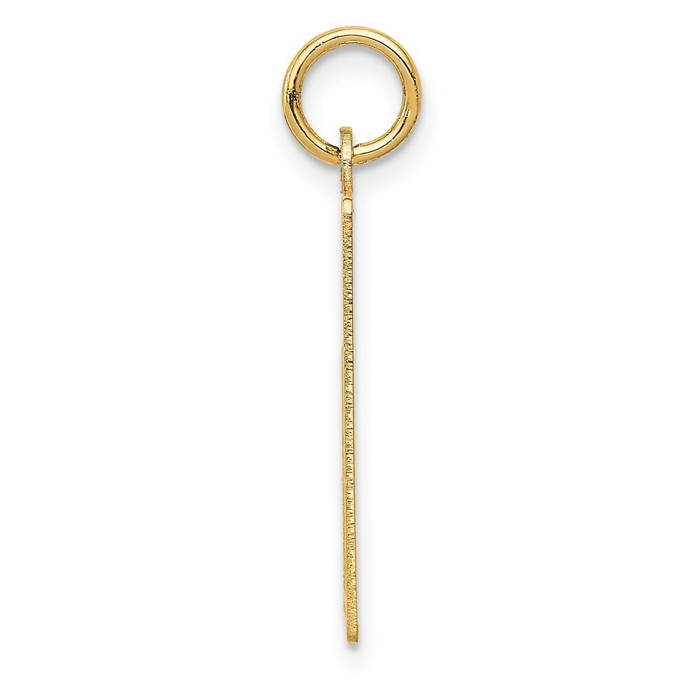 14K Yellow Gold Wednesday the First Day Calendar Pendant