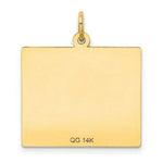 Load image into Gallery viewer, 14K Yellow Gold Wednesday the First Day Calendar Pendant
