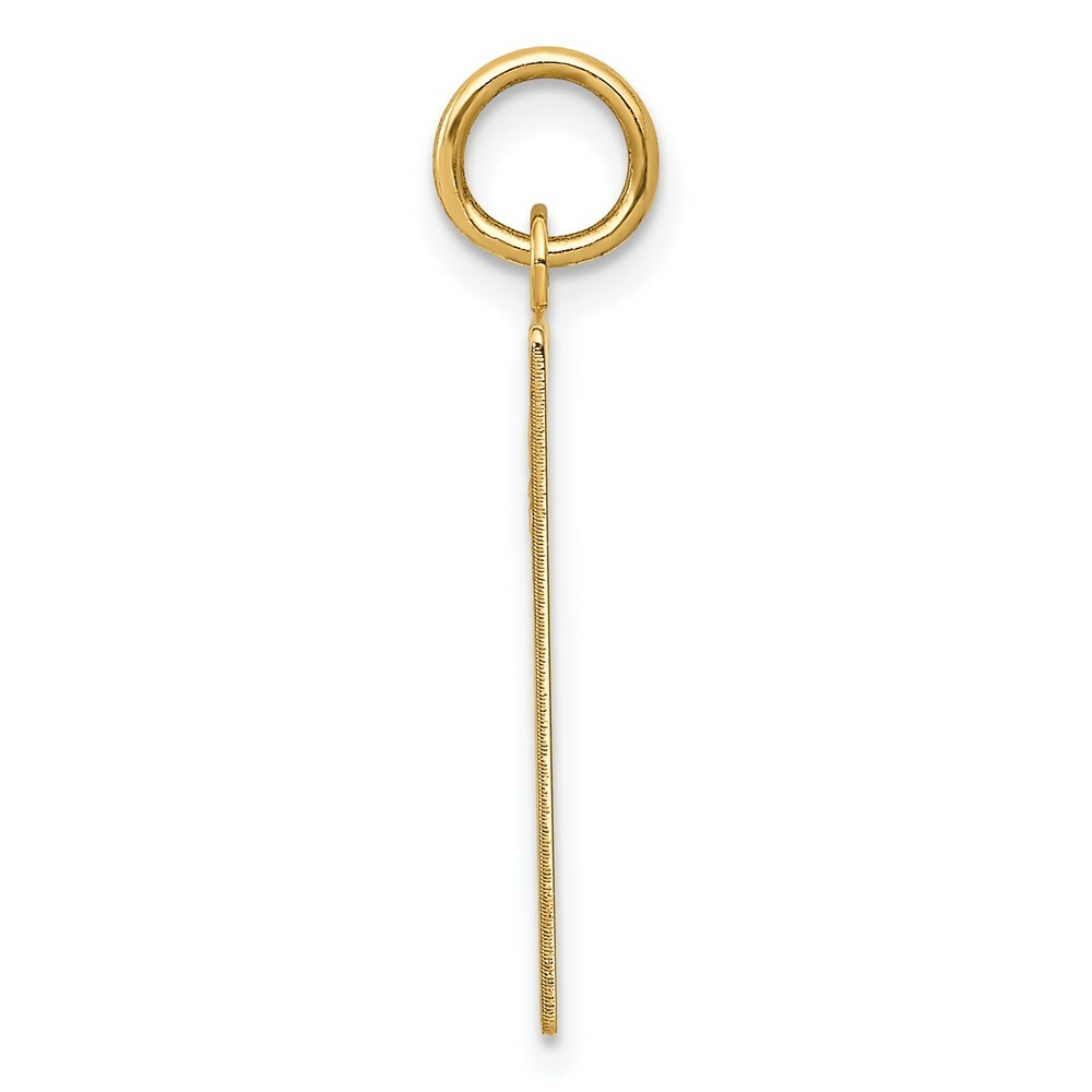 14K Yellow Gold Thursday the First Day Calendar Pendant