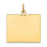 Load image into Gallery viewer, 14K Yellow Gold Thursday the First Day Calendar Pendant
