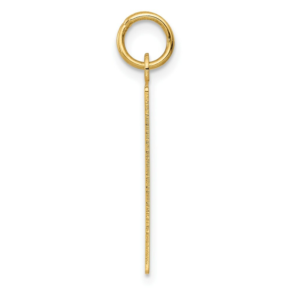 14K Yellow Gold Friday the First Day Calendar Pendant