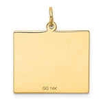 Load image into Gallery viewer, 14K Yellow Gold Friday the First Day Calendar Pendant

