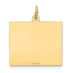 Load image into Gallery viewer, 14K Yellow Gold Saturday the First Day Calendar Pendant
