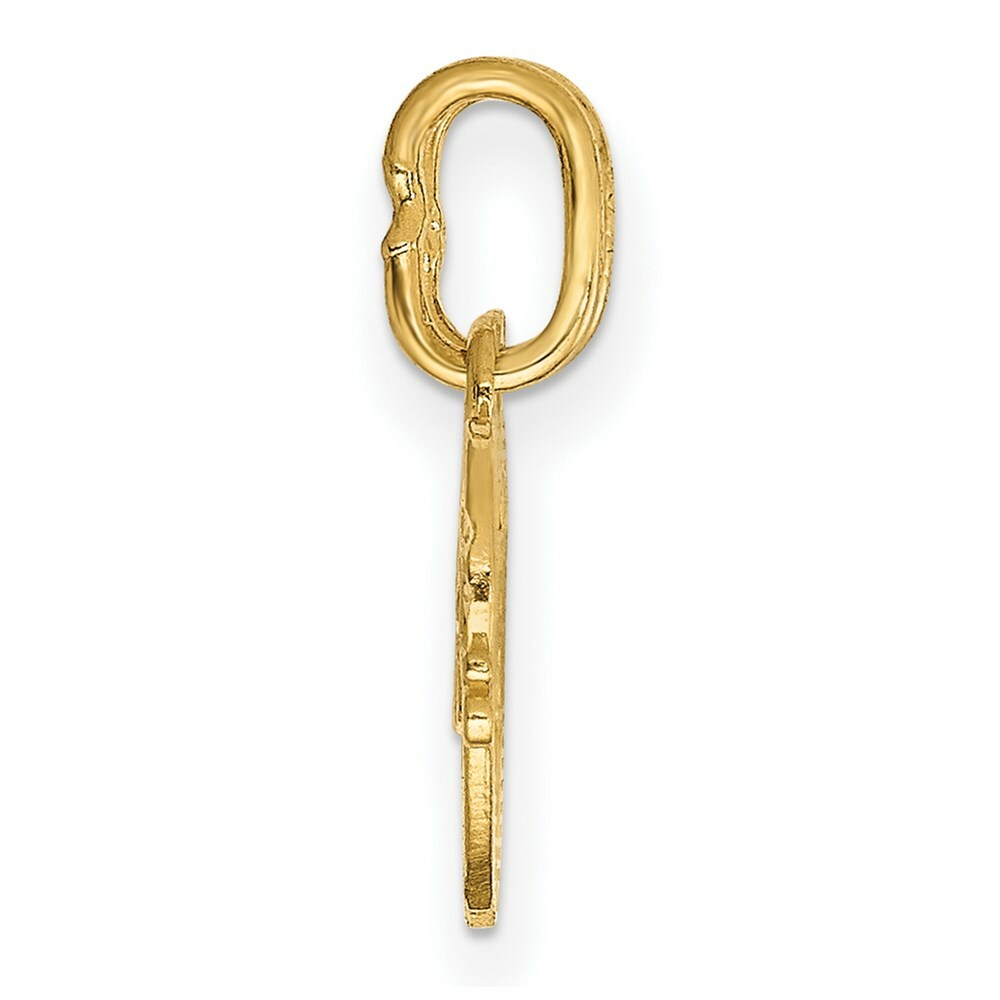 14K Yellow Gold Double Heart Best Friends Break-apart Charm