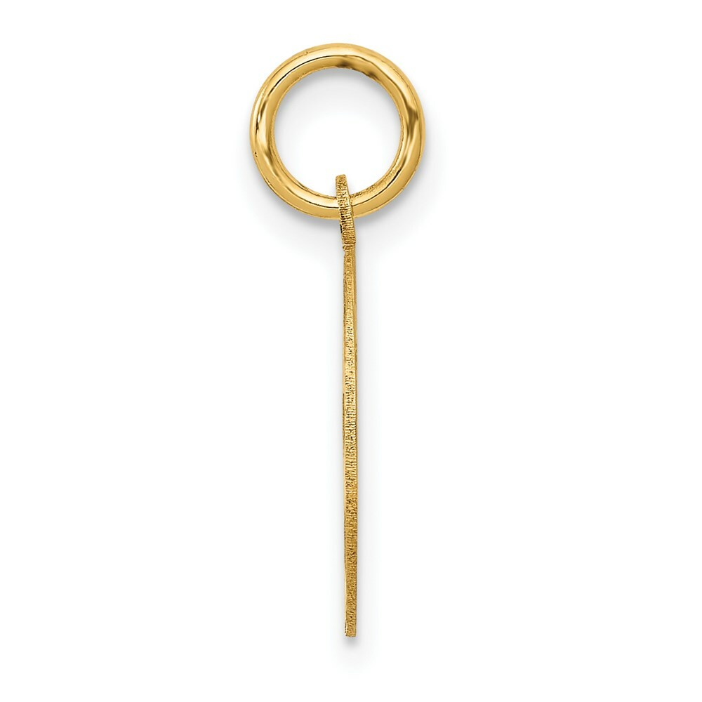 14K Yellow Gold Small EMT Medical Charm