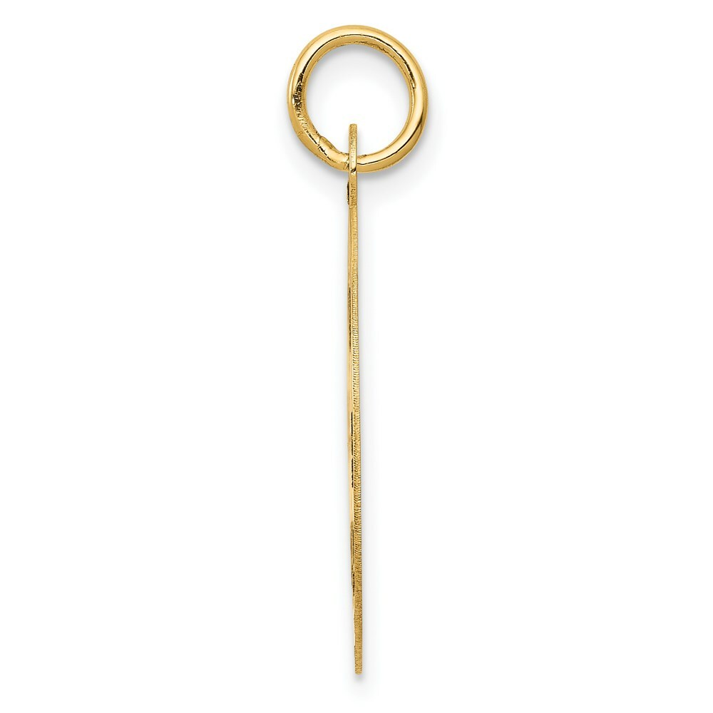 14K Yellow Gold Medium Paramedic Medical Pendant