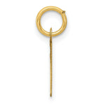 Load image into Gallery viewer, 14K Yellow Gold Small Slanted Block Initial Letter L Charm Pendant
