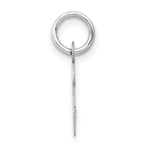 Load image into Gallery viewer, 14K White Gold Small Slanted Block Initial Letter C Charm Pendant

