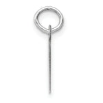 Load image into Gallery viewer, 14K White Gold Small Slanted Block Initial Letter I Charm Pendant
