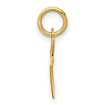 Load image into Gallery viewer, 14K Yellow Gold Small Fancy Script Initial Letter E Charm

