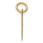 Load image into Gallery viewer, 14K Yellow Gold Small Fancy Script Initial Letter H Charm
